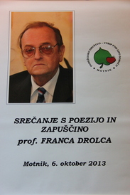Srečanje s poezijo in zapuščino prof. Franca Drolca